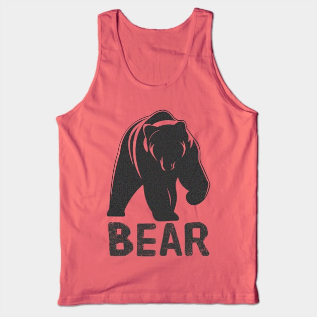 Bear (Graphic) Tank Top by JasonLloyd